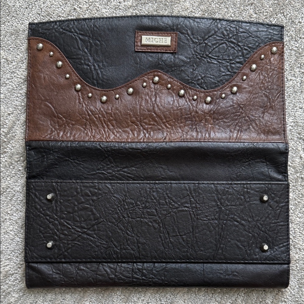 Miche Black and Brown Studded Classic Shell